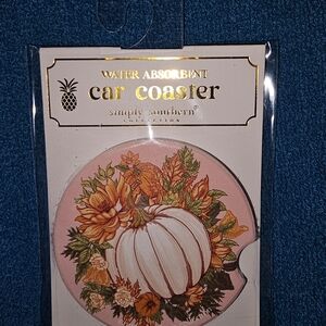 Simply Southern Pumpkin Car Coaster